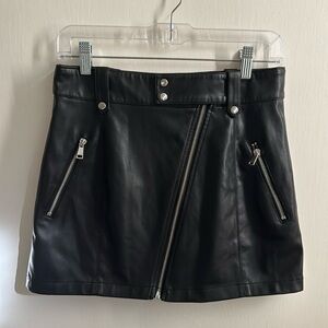 Zara Faux Leather Skirt